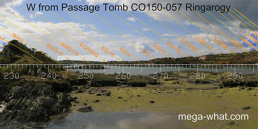 W from Ringarogy Passage Tomb, Cork, Ireland.