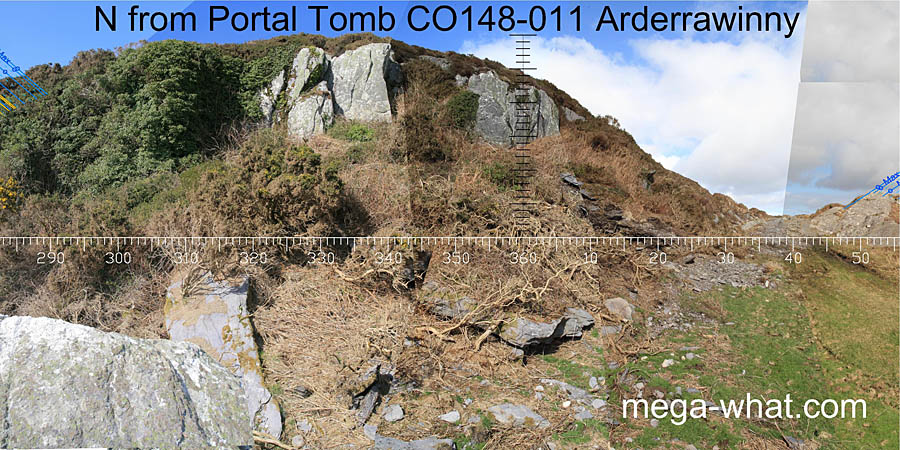 View N from Arderrawinny Portal Tomb