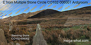 E from Ardgroom Outward Multiple Stone Circle, Cork, Ireland.