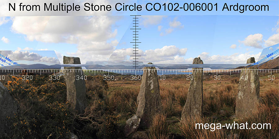 View N from Ardgroom Stone Circle