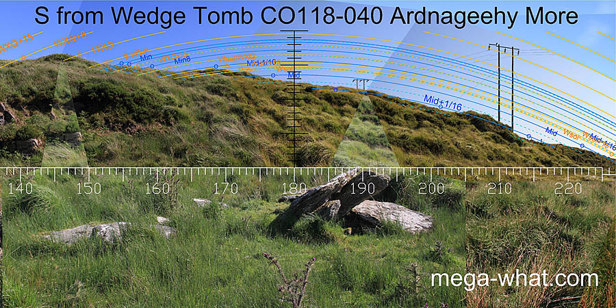 S from Ardnageehy More Wedge Tomb, Cork, Ireland.