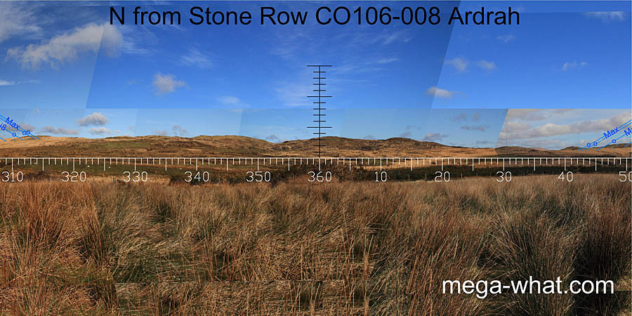 View N from Ardrah Stone Row