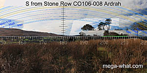 View S from Ardrah Stone Row