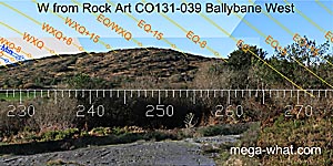 W from Ballybane Rock Art, Cork, Ireland.