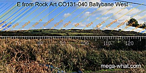 E from Ballybane Rock of the Rings, Cork, Ireland.