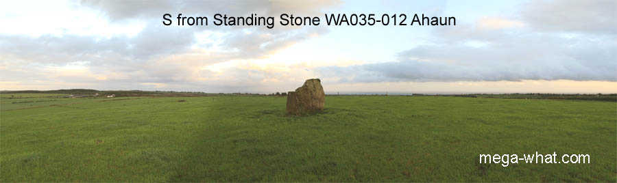 S from Ahaun Standing Stone, Waterford, Ireland.