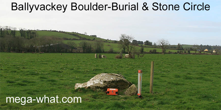 NE from Ballyvackey Boulder-Burial, Cork, Ireland.