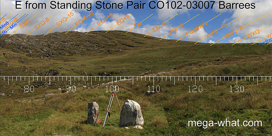 E from Barrees Standing Stone Pair, Cork, Ireland.