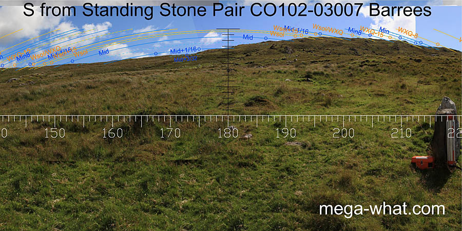 View S from Barrees Standing Stone Pair