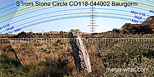 View S from Baurgorm Stone Circle & Pair