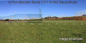 View N from Baurnahulla Boulder-Burial