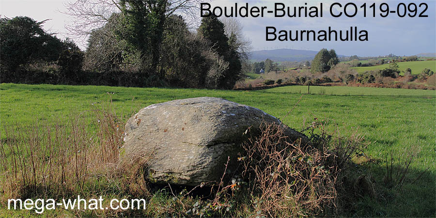 Baurnahulla Boulder-Burial, Cork, Ireland.