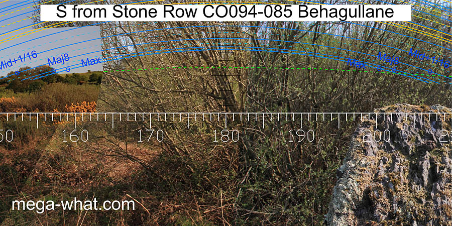 View S from Behagullane Stone Row