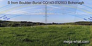 View S from Bohonagh Boulder-Burial
