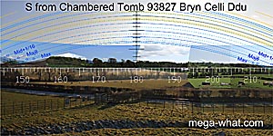View S from Bryn Celli Ddu Chambered Tomb