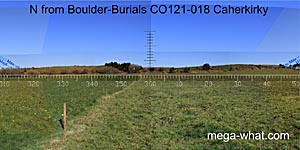 View N from Caherkirky Boulder-Burials