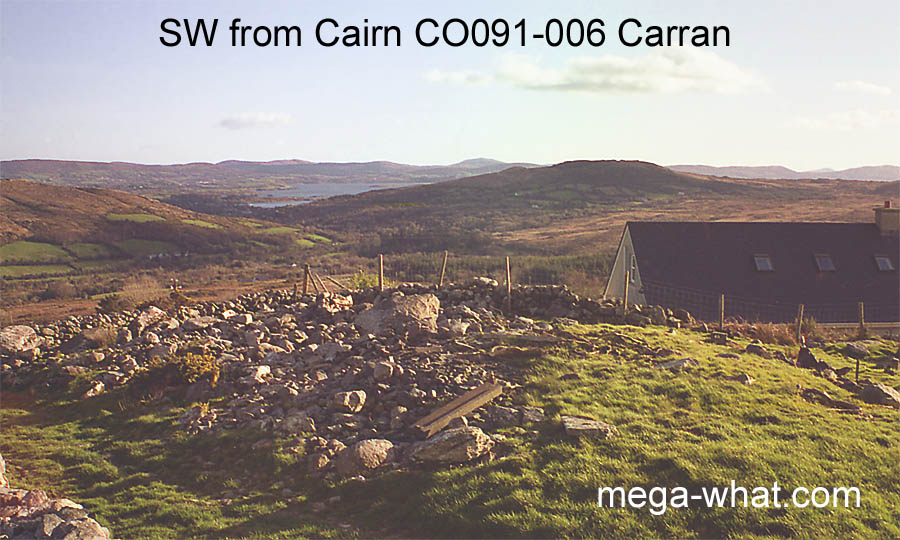 SW from Carran Cairn.