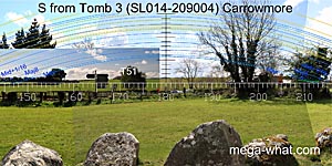 View S from Carrowmore Passage Tomb 3