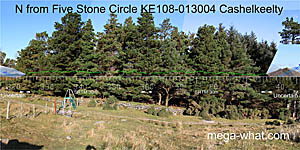 View N from Cashelkeelty Five Stone Circle