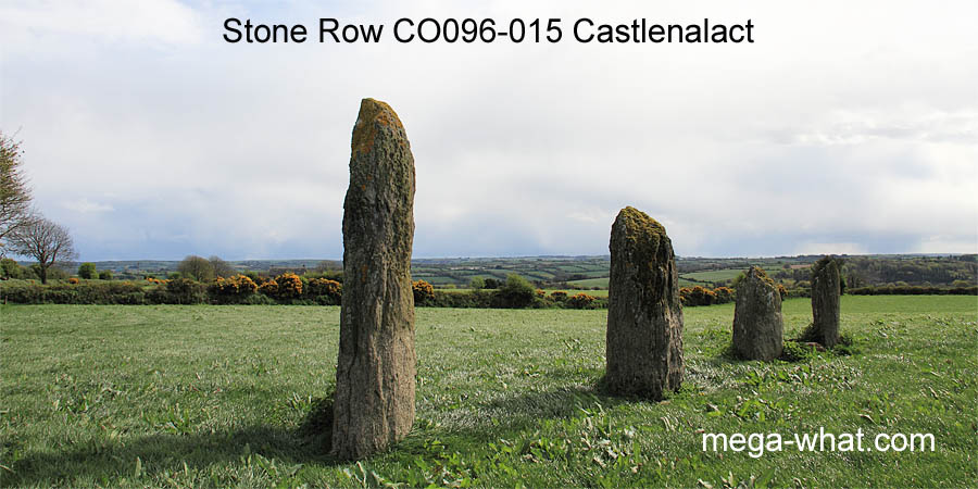 Castlenalact Stone Row, Cork, Ireland.