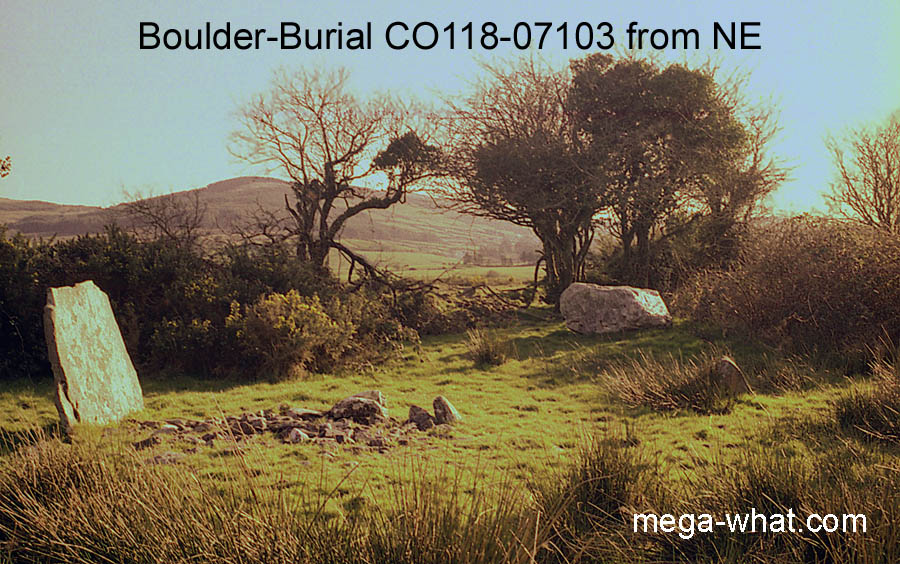 Cullomane Boulder-Burial from NE.