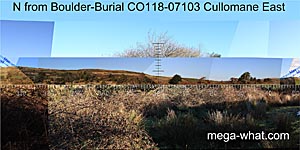 View N from Cullomane East Boulder-Burial