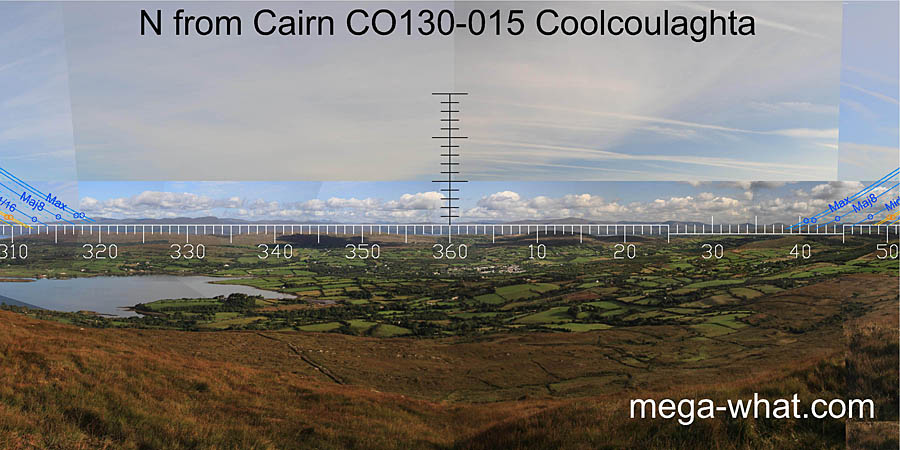 View N from Coolcoulaghta Cairn