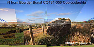 View N from Coolcoulaghta Boulder-Burial