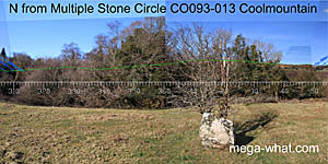 View N from Coolmountain Stone Circle