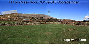 View N from Cooradarrigan Standing Stone / Mass Rock