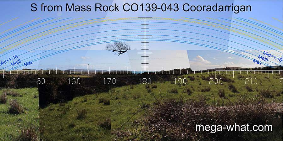 View S from Cooradarrigan Standing Stone / Mass Rock