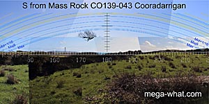 View S from Cooradarrigan Standing Stone / Mass Rock