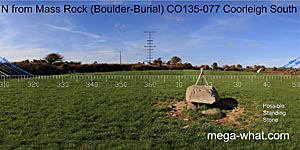 View N from Coorleigh South Boulder-Burial / Mass Rock