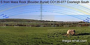 View S from Coorleigh South Boulder-Burial / Mass Rock