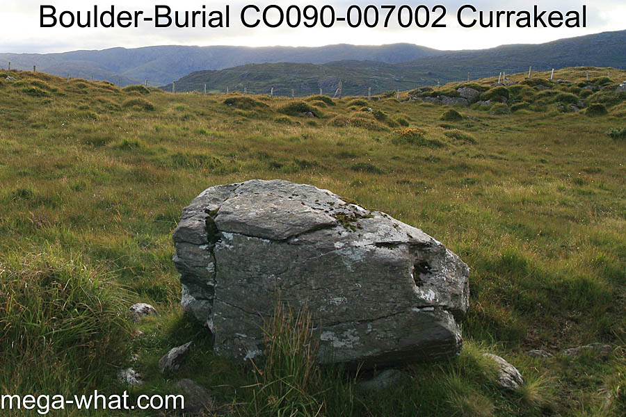 Currakeal Boulder-Burial, Cork, Ireland.
