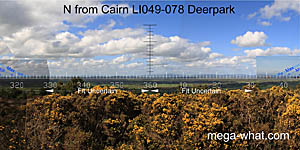 View N from Deerpark Cairn