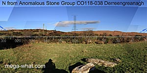View N from Derreengreanagh Anomalous Stone Group