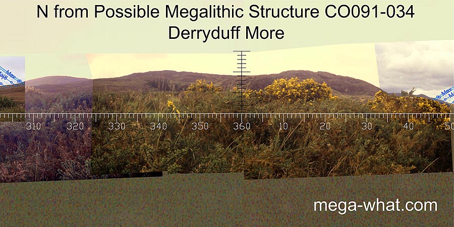 N from Derryduff More Possible Megalithic Structure, Cork, Ireland.