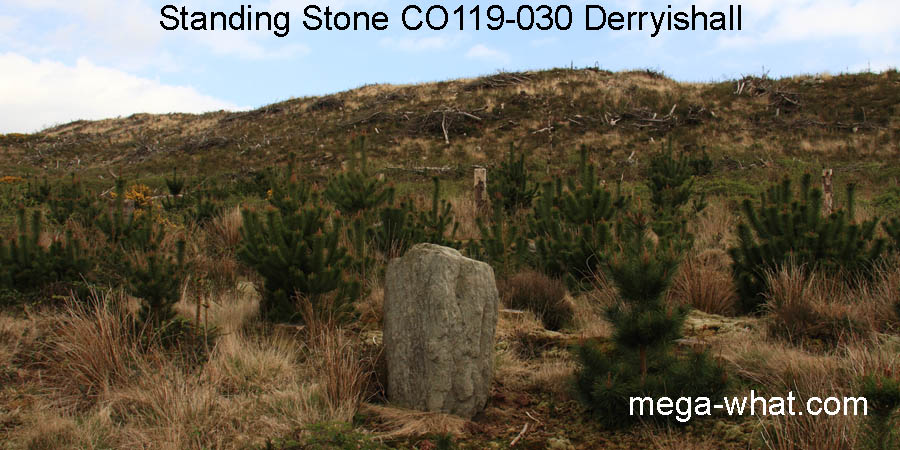 SE from Derryishall Standing Stone, Cork, Ireland.