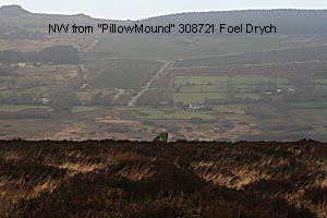 Foel Drych Pillow Mound, Pembrokeshire, West Wales.