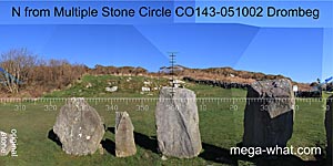 View N from Drombeg Stone Circle