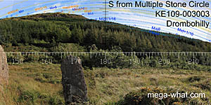 View S from Drombohilly Stone Circle