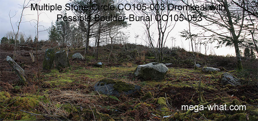 Dromkeal Multiple Stone Circle, Cork, Ireland.