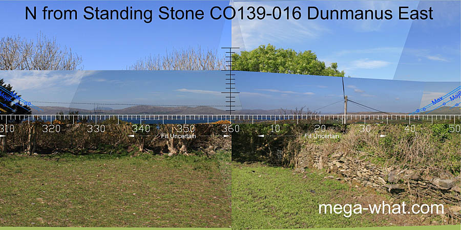View N from Dunmanus East Standing Stone / Row