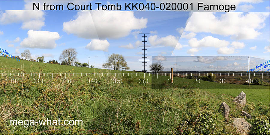 View N from Farnoge Court Tomb