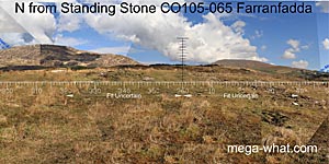 View N from Farranfadda Standing Stone