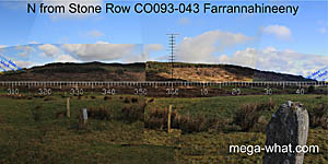 View N from Farrannahineeny Stone Row
