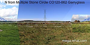 View N from Garryglass Stone Circle