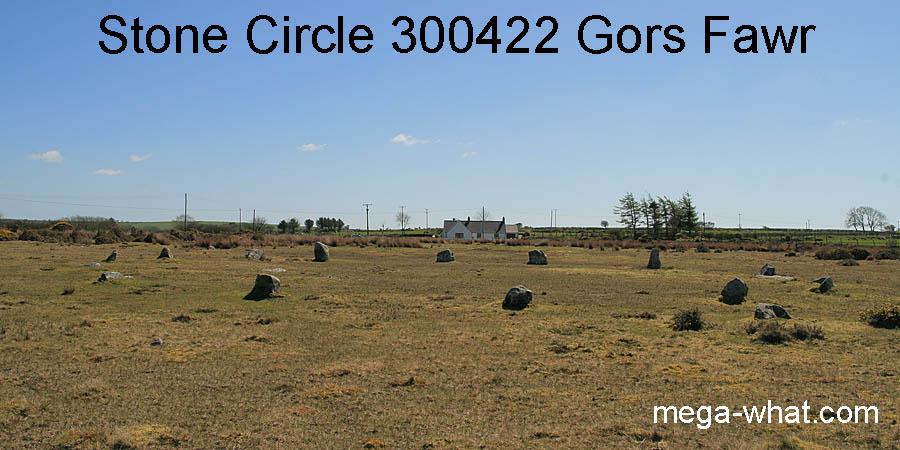 Gors Fawr Stone Circle, Pembrokeshire, West Wales.
