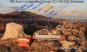 NE axial view from Gubbeen Unclassified Tomb